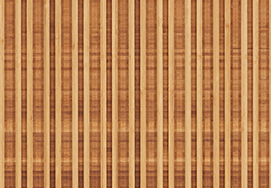 Louver by Plyboo Bamboo Panel in Butterfly BY115 Bitterwood