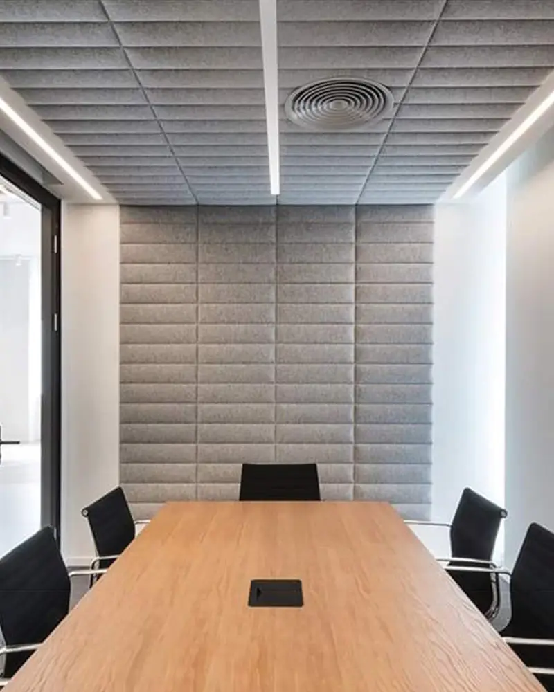 ECOwall acoustical fitout by Slalom