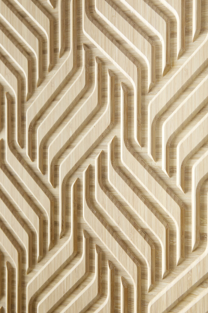 Plyboo Pleat and Weave Bamboo Panel Crema 12-25