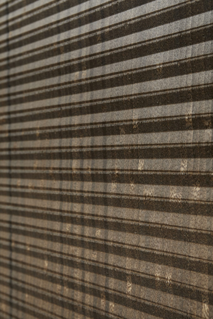 Pleat and Weave Bamboo Panels by Plyboo in Espresso