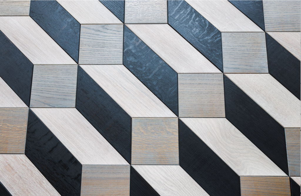 Windsor Flooring by Jamie Beckwith in Color Blocked